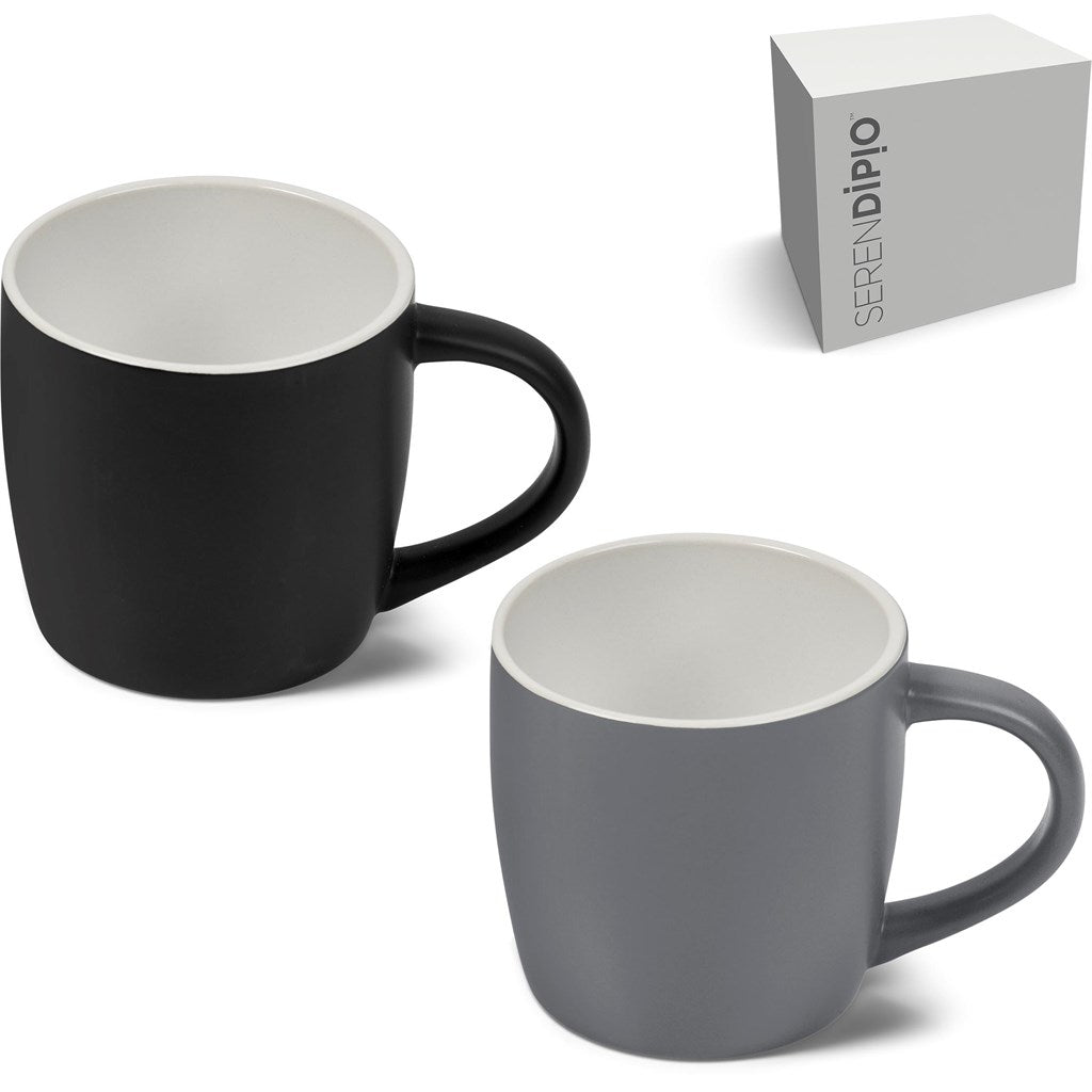 Serendipio Victoria Ceramic Coffee Mug - 280ml Elegance - Brand your company Logo! Get a quote - Promo Lingo