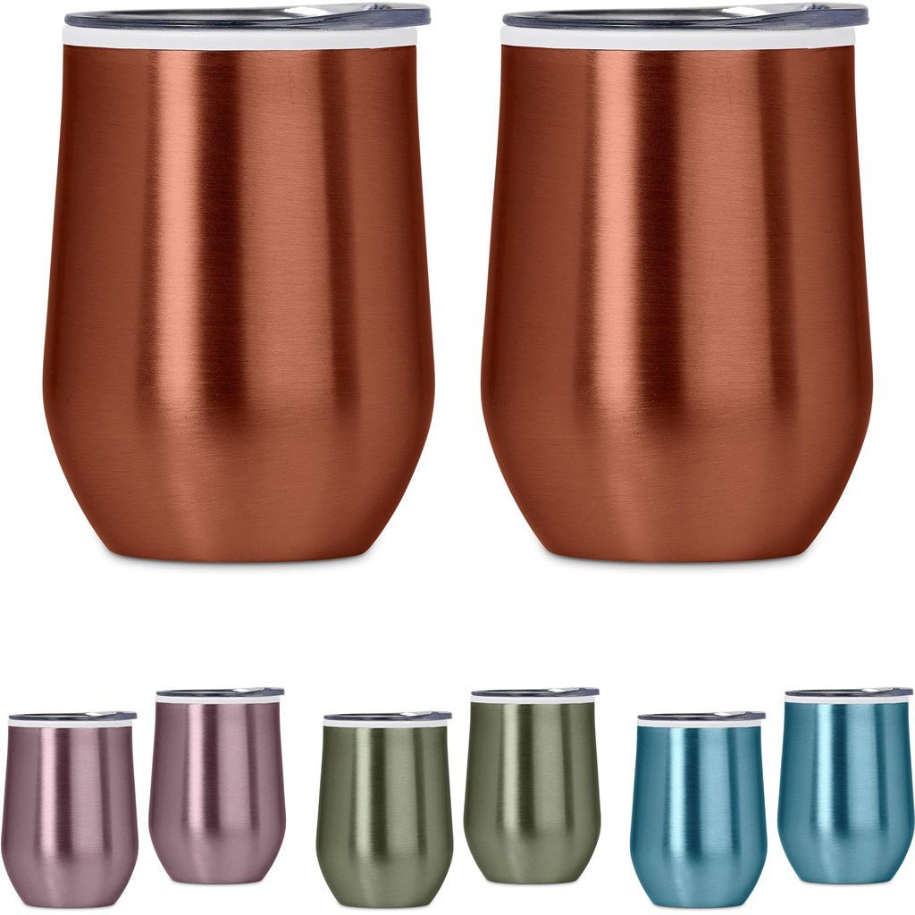 Serendipio Vogue Madison Duo Set - Stylish Dual Beverage Tumblers - Brand your company Logo! Get a quote - Promo Lingo