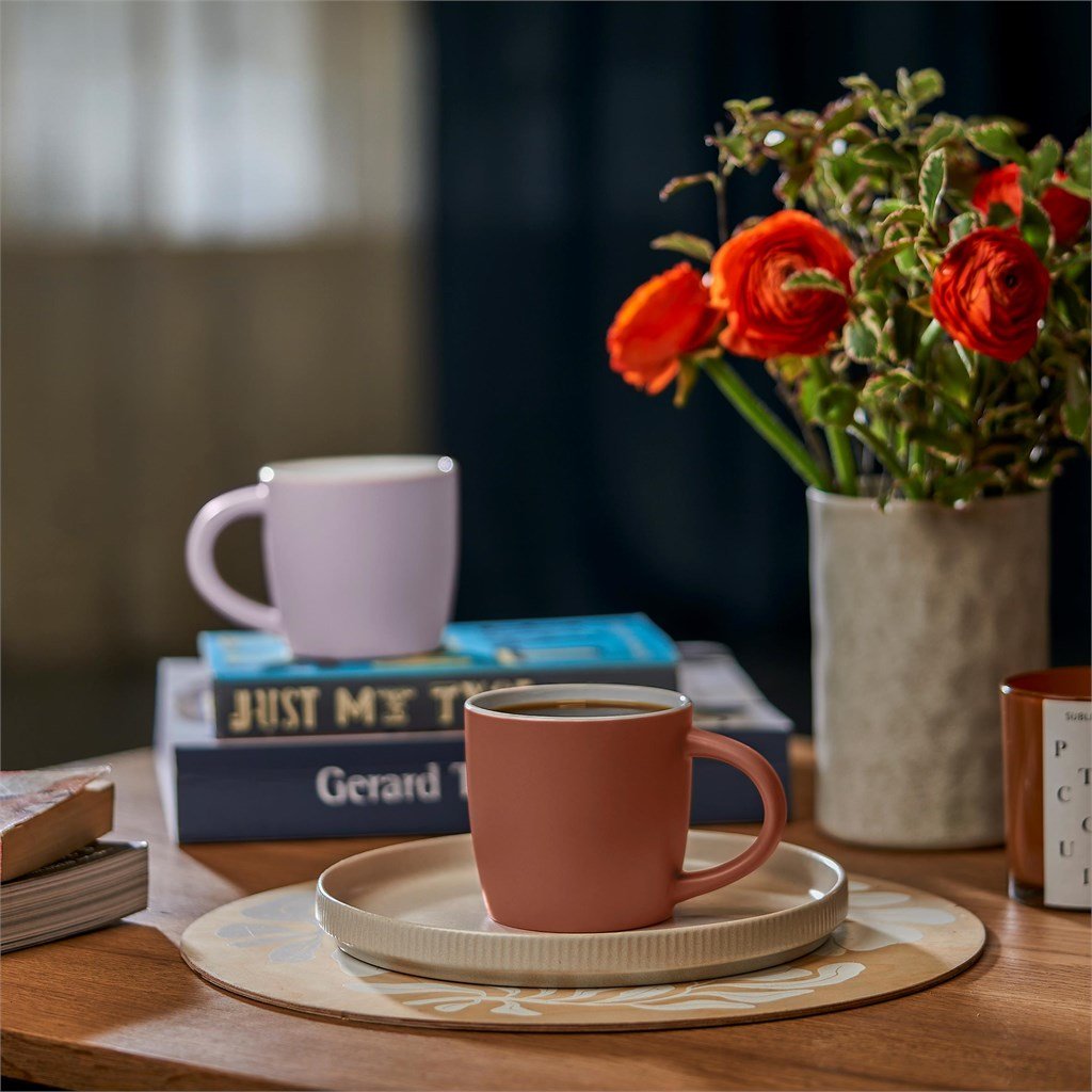 Serendipio Vogue Victoria Ceramic Coffee Mug - 280ml Elegance - Brand your company Logo! Get a quote - Promo Lingo