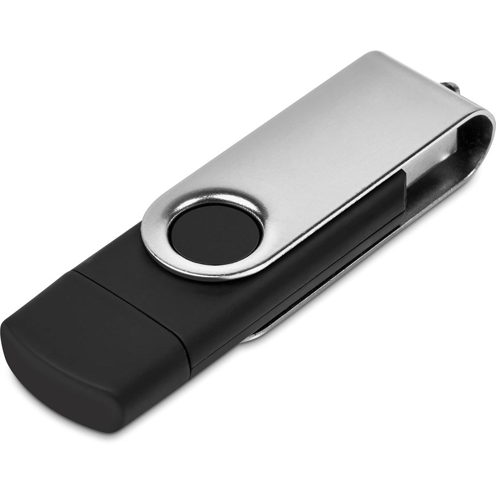 Shuffle Glint Flash Drive – 32GB - Silver - Brand your company Logo! Get a quote - Promo Lingo
