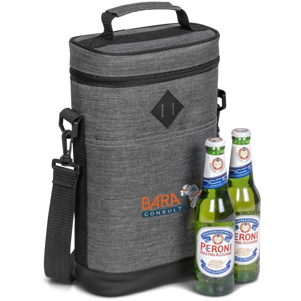 Silver Glaze 12 - Can Bottle Cooler - Brand your company Logo! Get a quote - Promo Lingo