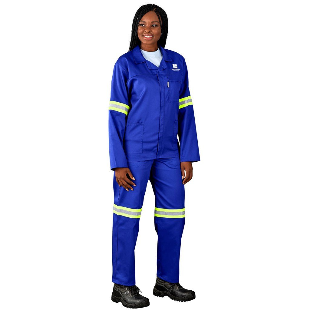 Site Premium Polycotton Jacket - Reflective Arms - Yellow Tape - Brand your company Logo! Get a quote - Promo Lingo