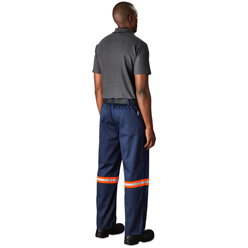 Site Premium Polycotton Pants - Reflective Legs - Orange Tape - Brand your company Logo! Get a quote - Promo Lingo