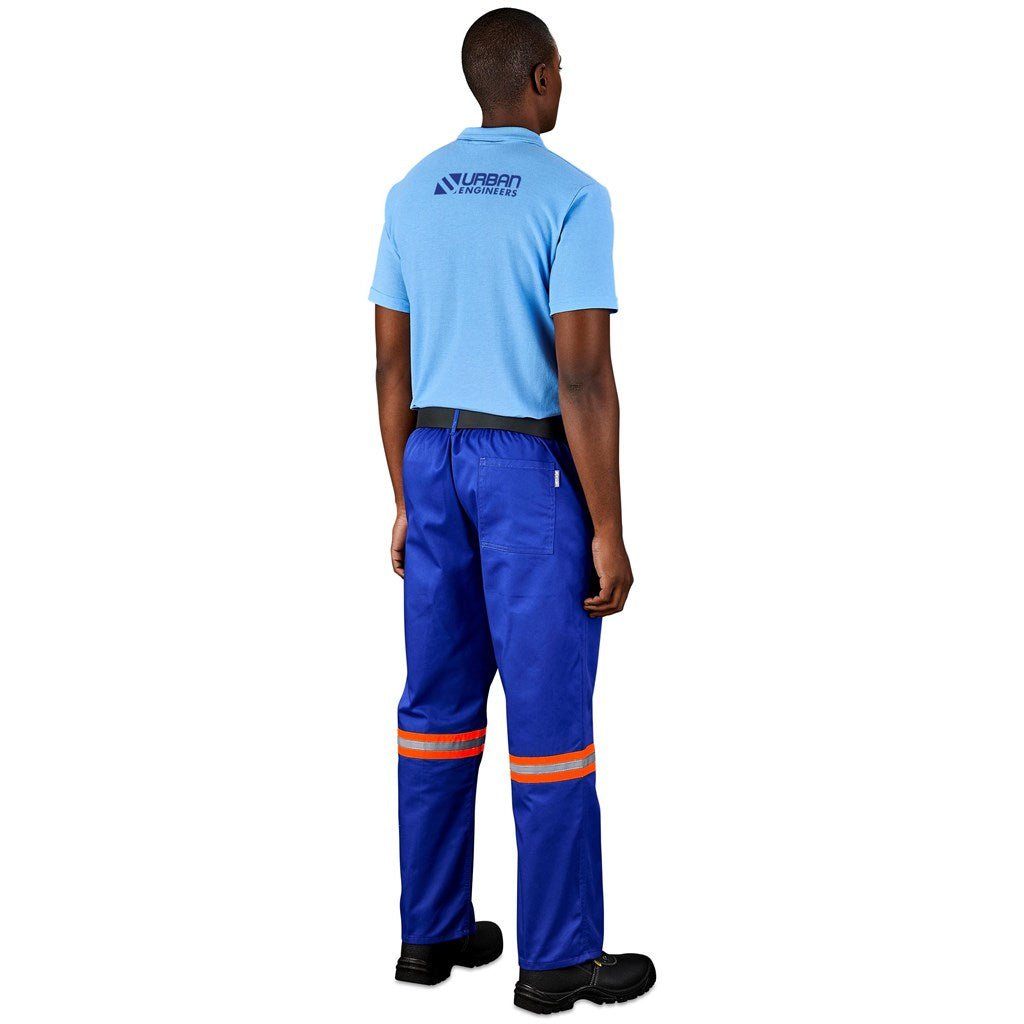 Site Premium Polycotton Pants - Reflective Legs - Orange Tape - Brand your company Logo! Get a quote - Promo Lingo