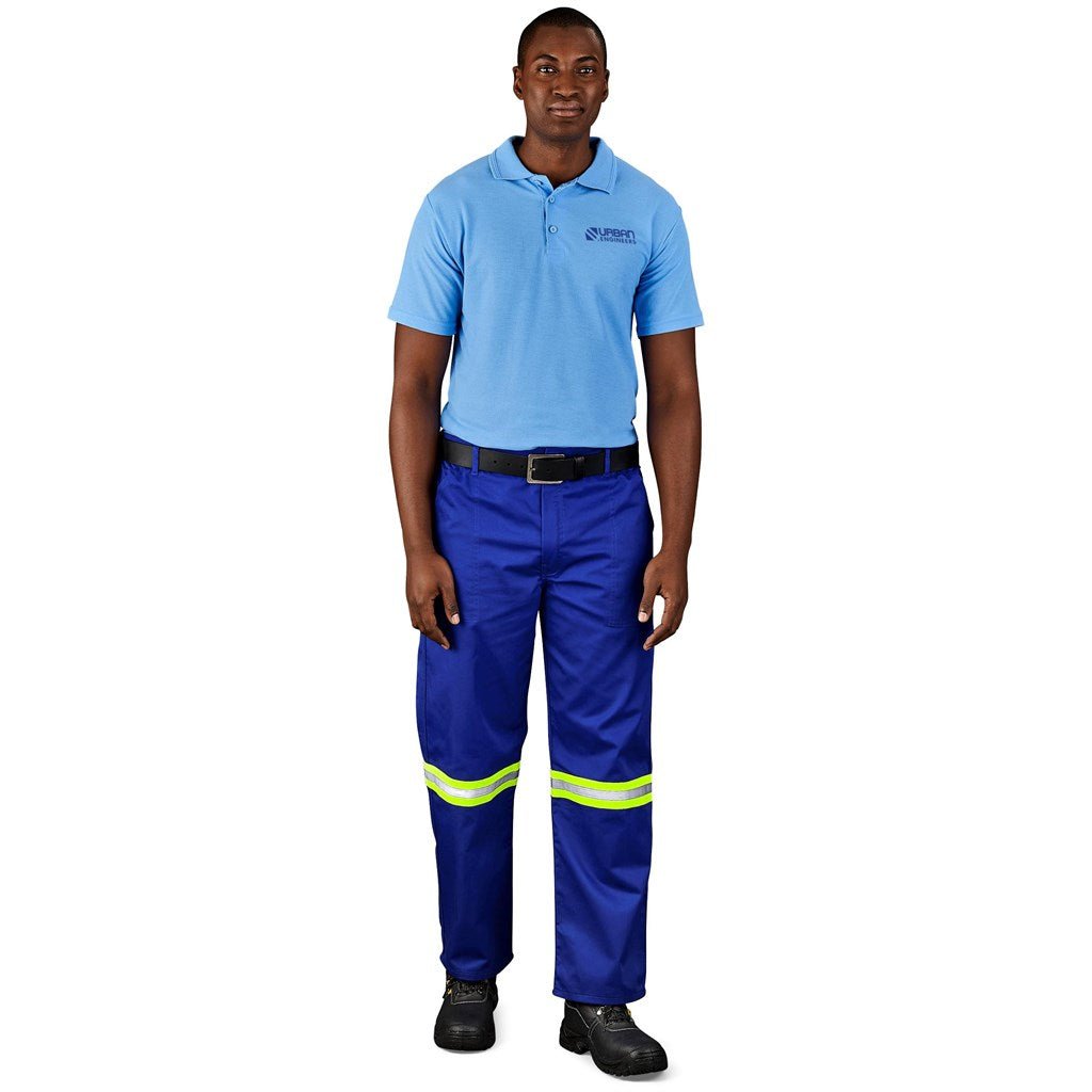 Site Premium Polycotton Pants - Reflective Legs - Yellow Tape - Brand your company Logo! Get a quote - Promo Lingo