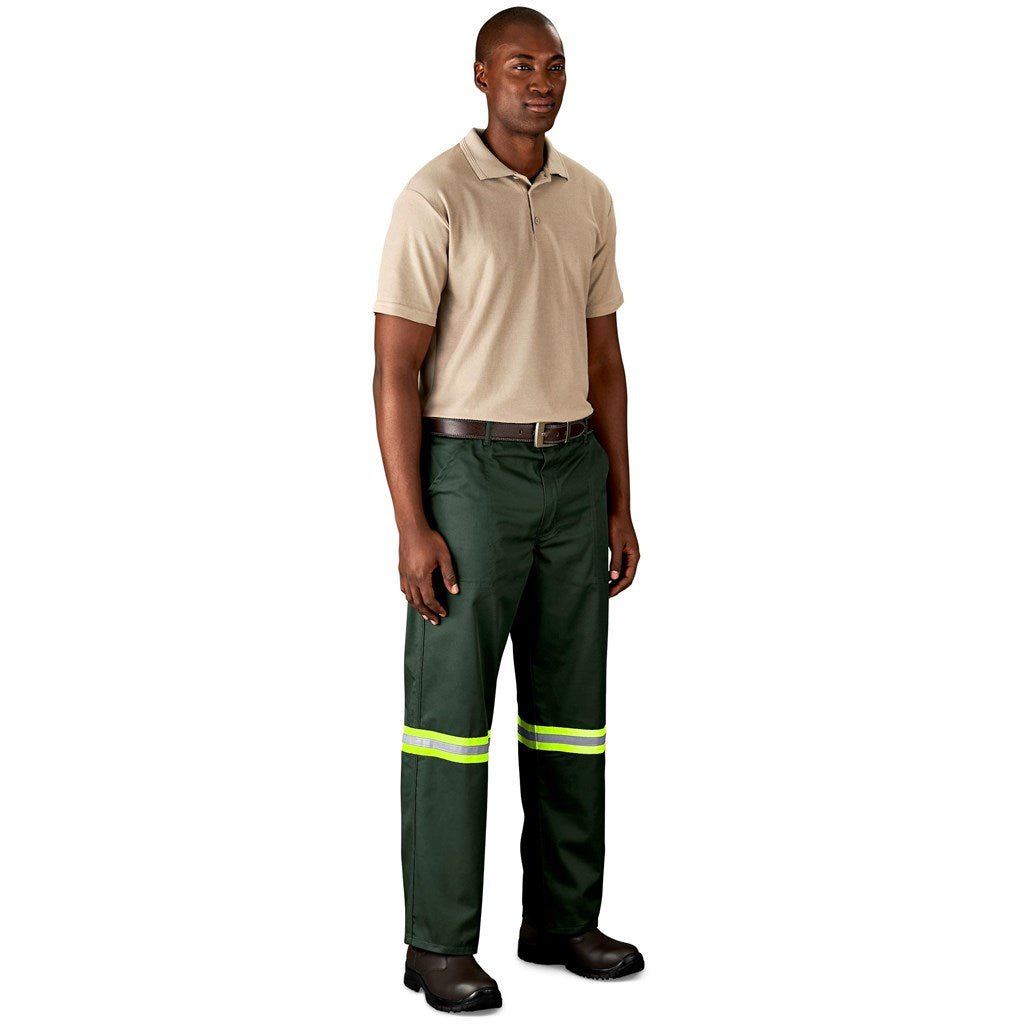 Site Premium Polycotton Pants - Reflective Legs - Yellow Tape - Brand your company Logo! Get a quote - Promo Lingo