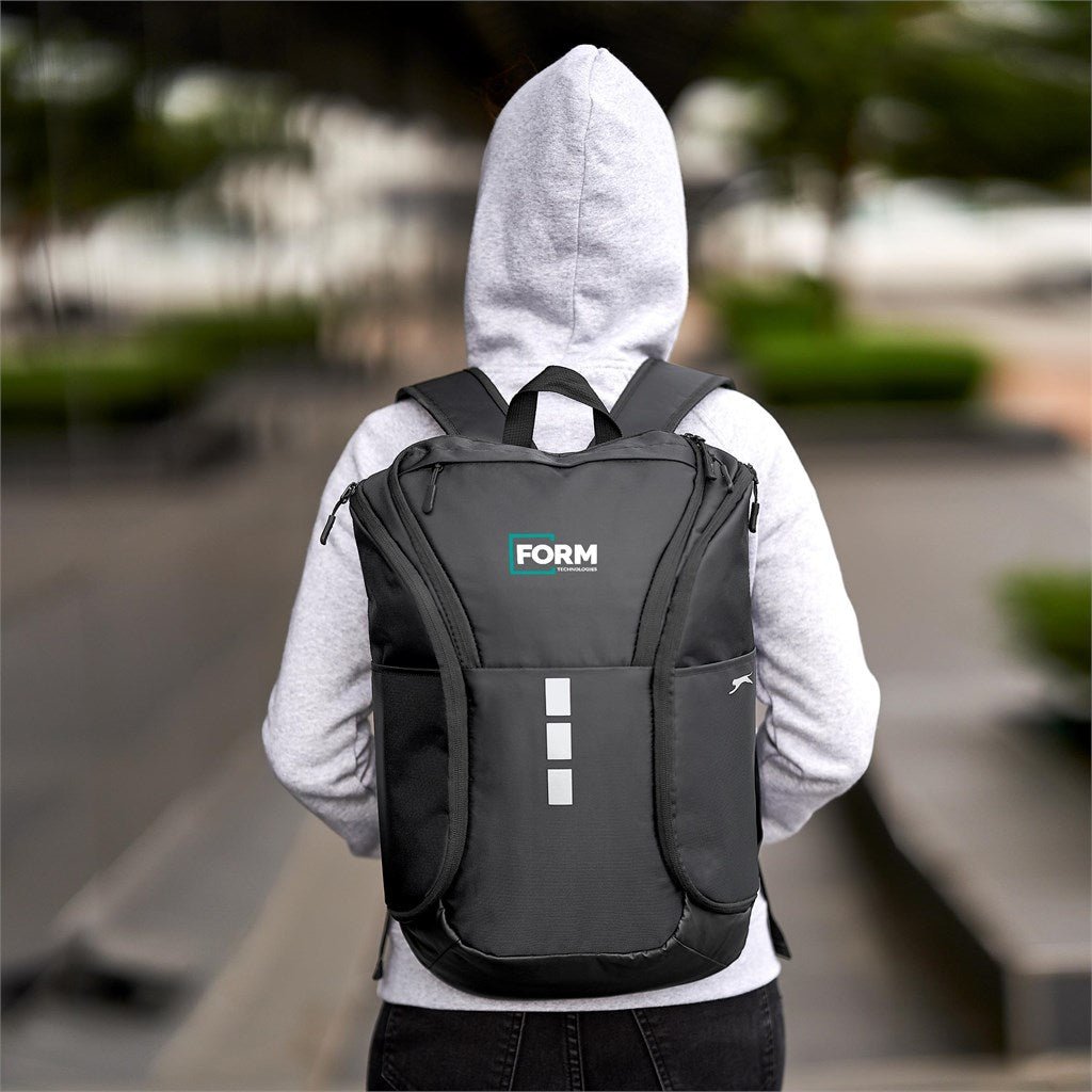 Slazenger Celtic Laptop Backpack with Reflective Detail - Brand your company Logo! Get a quote - Promo Lingo