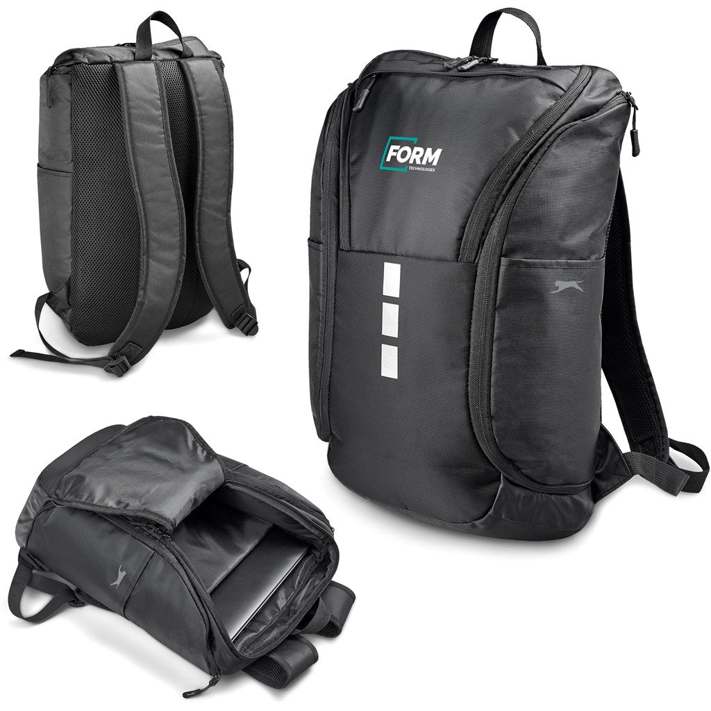 Slazenger Celtic Laptop Backpack with Reflective Detail - Brand your company Logo! Get a quote - Promo Lingo