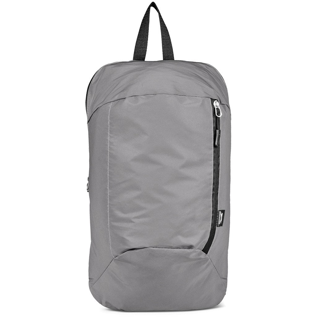 Slazenger Olympia Reflective Backpack for Safe Adventures - Brand your company Logo! Get a quote - Promo Lingo
