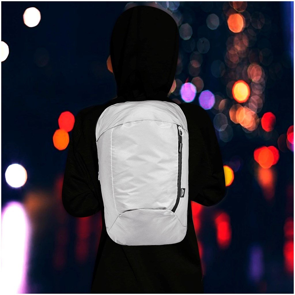 Slazenger Olympia Reflective Backpack for Safe Adventures - Brand your company Logo! Get a quote - Promo Lingo