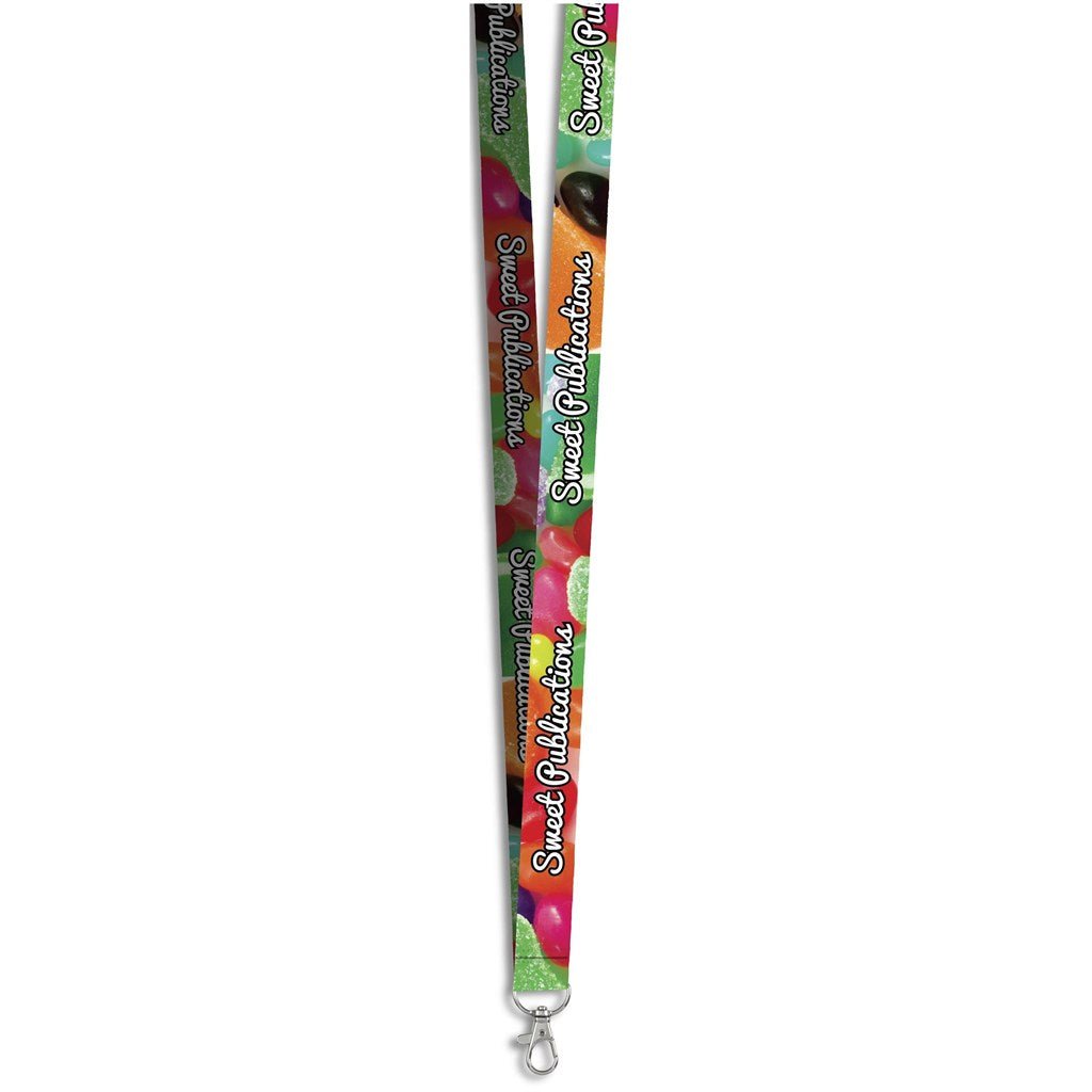 Snap Hook Clip Double - Sided Sublimation Satin Lanyard - Brand your company Logo! Get a quote - Promo Lingo