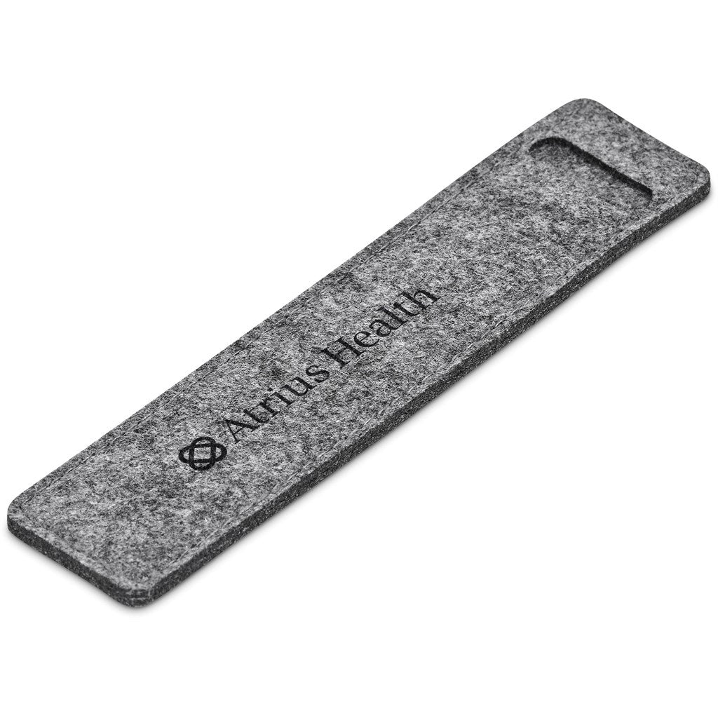 Sparkle Ball Pen In Felt Pouch - Brand your company Logo! Get a quote - Promo Lingo