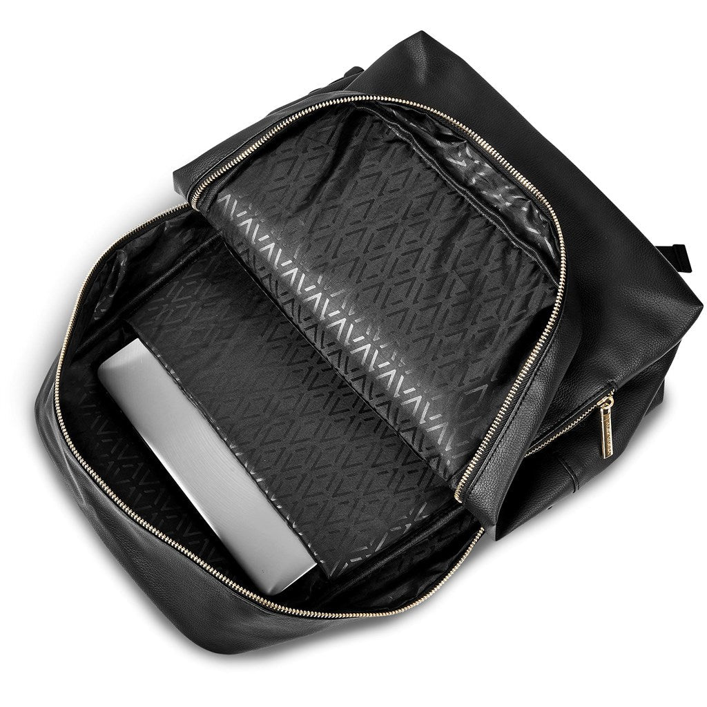 Stylish Alex Varga Onassis Laptop Backpack for Work & Play - Brand your company Logo! Get a quote - Promo Lingo