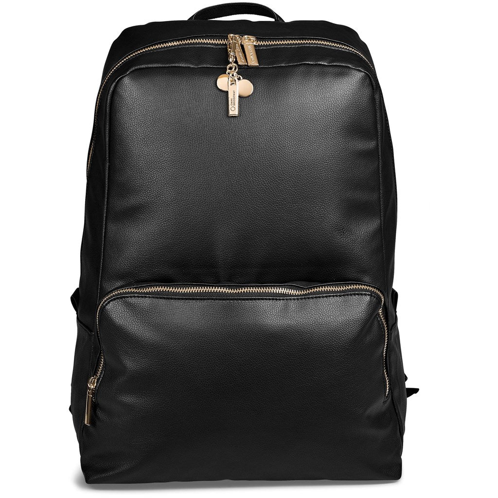 Stylish Alex Varga Onassis Laptop Backpack for Work & Play - Brand your company Logo! Get a quote - Promo Lingo