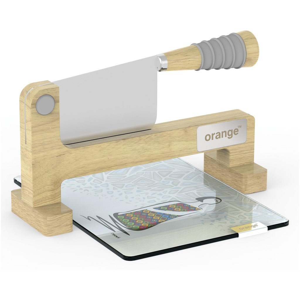 Stylish Andy Cartwright "The Chopping Block" Biltong Slicer - Brand your company Logo! Get a quote - Promo Lingo