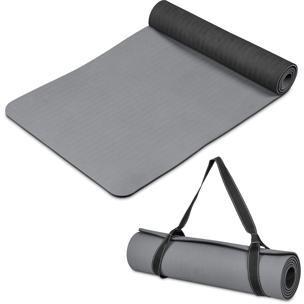 Stylish Eva & Elm Eclipse Two Tone Exercise Mat for Comfort - Brand your company Logo! Get a quote - Promo Lingo
