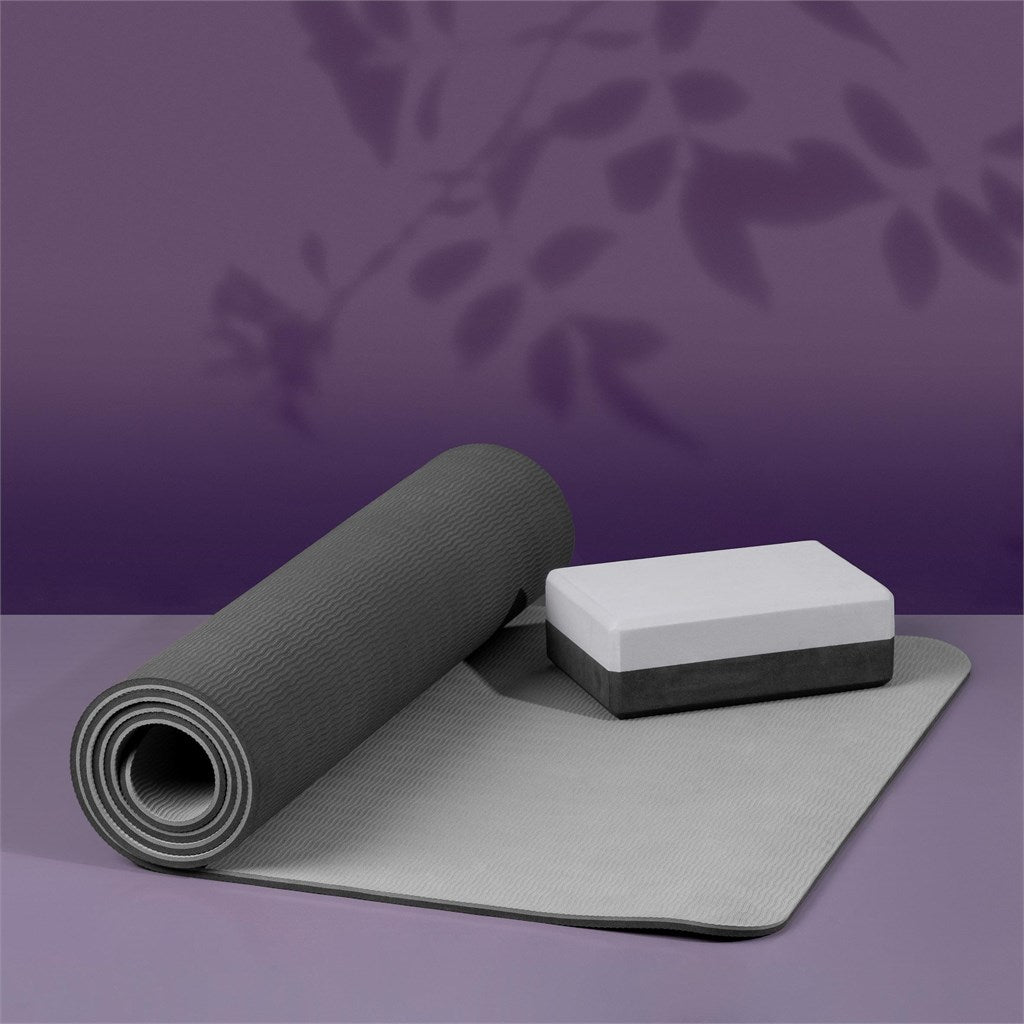Stylish Eva & Elm Eclipse Two Tone Exercise Mat for Comfort - Brand your company Logo! Get a quote - Promo Lingo