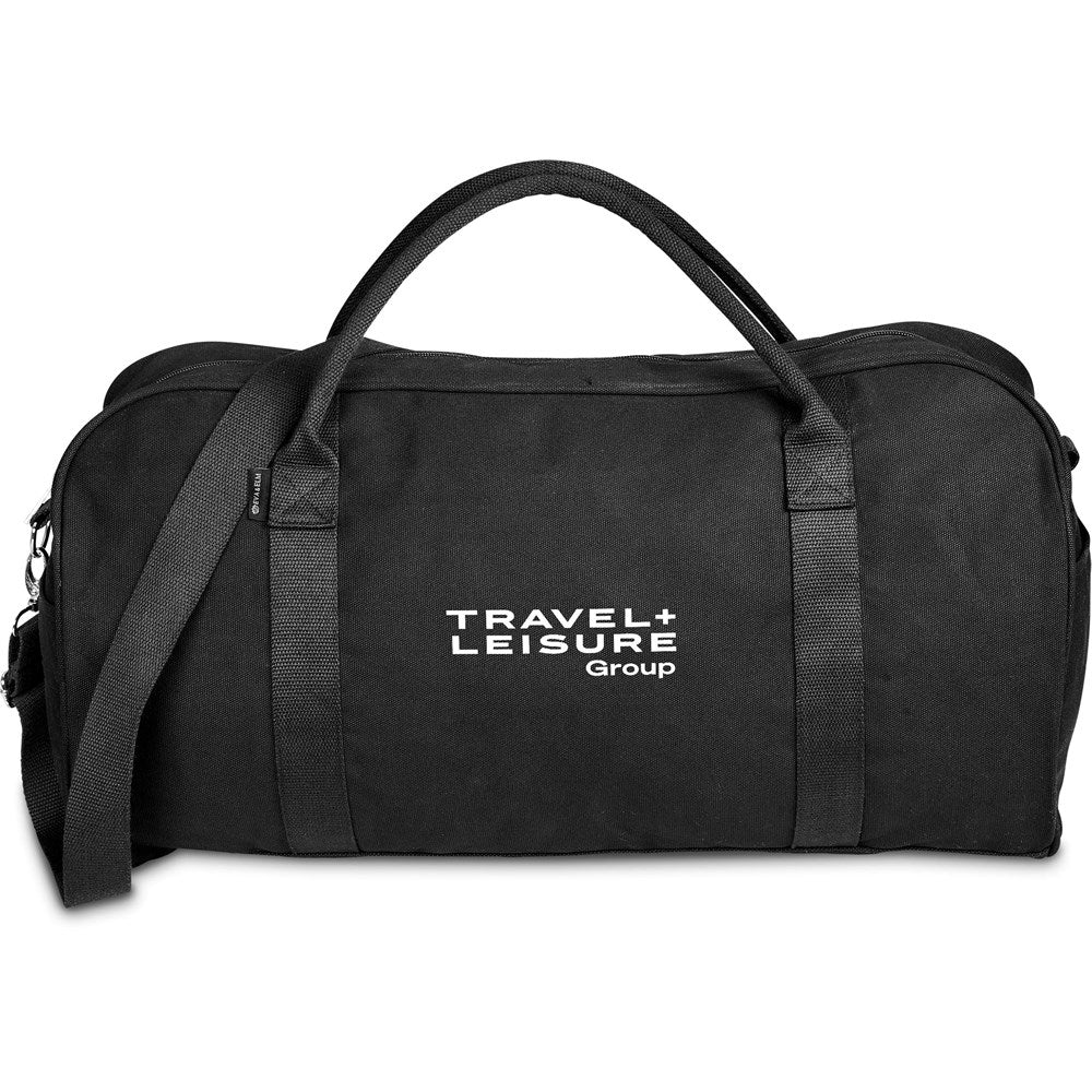 Stylish Eva & Elm Voyager Canvas Sports Bag for Adventures - Brand your company Logo! Get a quote - Promo Lingo