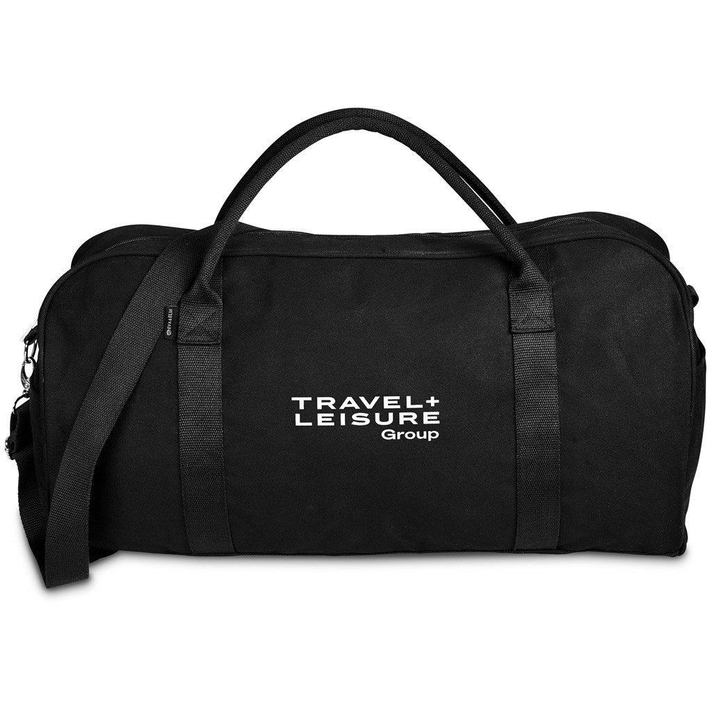 Stylish Eva & Elm Voyager Canvas Sports Bag for Adventures - Brand your company Logo! Get a quote - Promo Lingo