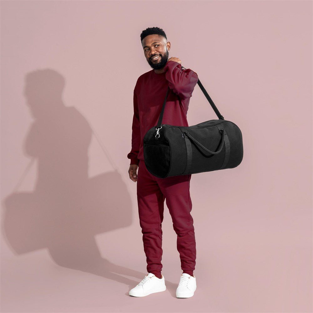 Stylish Eva & Elm Voyager Canvas Sports Bag for Adventures - Brand your company Logo! Get a quote - Promo Lingo
