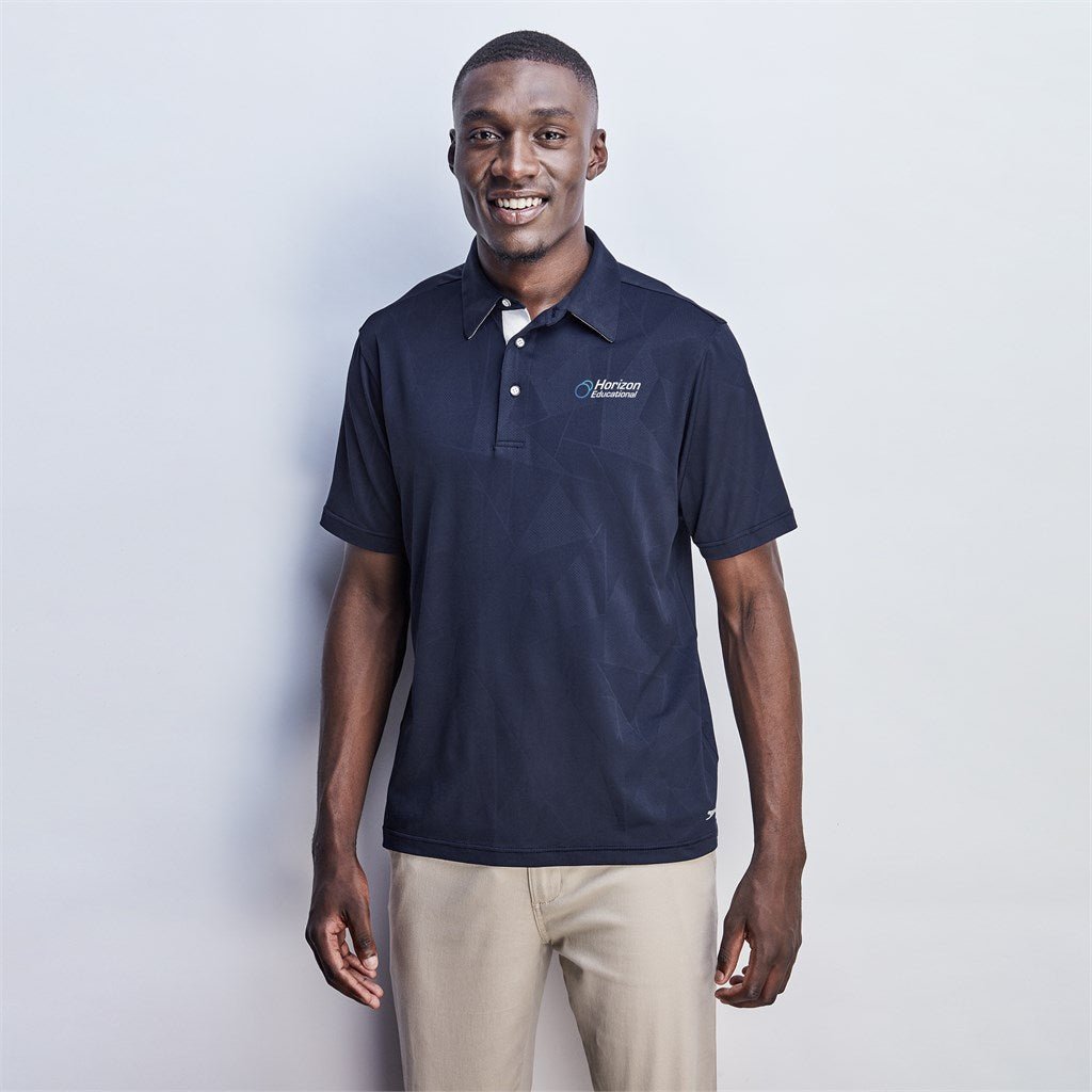 Stylish Mens Motif Golf Shirt for Comfort and Performance - Brand your company Logo! Get a quote - Promo Lingo