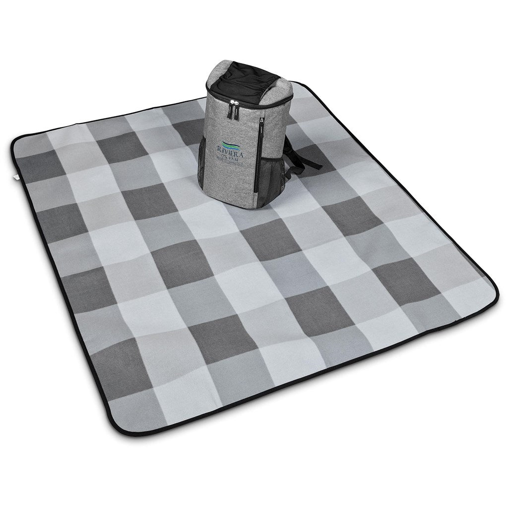 Summertide Backpack Cooler & Picnic Blanket Set - Brand your company Logo! Get a quote - Promo Lingo