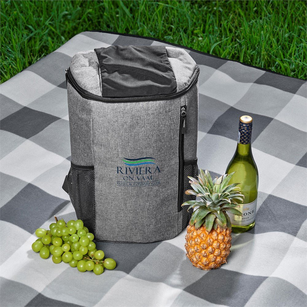 Summertide Backpack Cooler & Picnic Blanket Set - Brand your company Logo! Get a quote - Promo Lingo