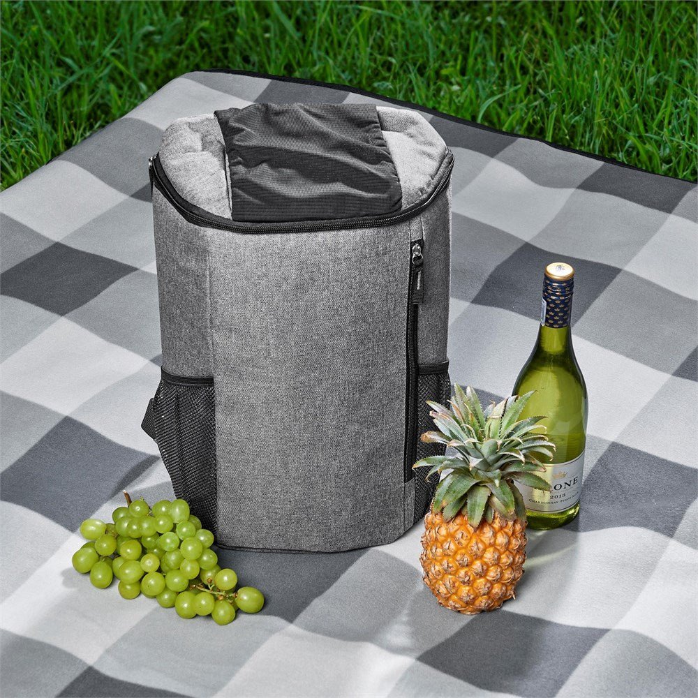 Summertide Backpack Cooler & Picnic Blanket Set - Brand your company Logo! Get a quote - Promo Lingo