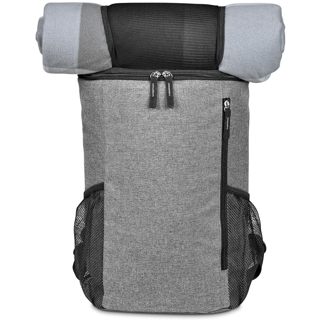 Summertide Backpack Cooler & Picnic Blanket Set - Brand your company Logo! Get a quote - Promo Lingo