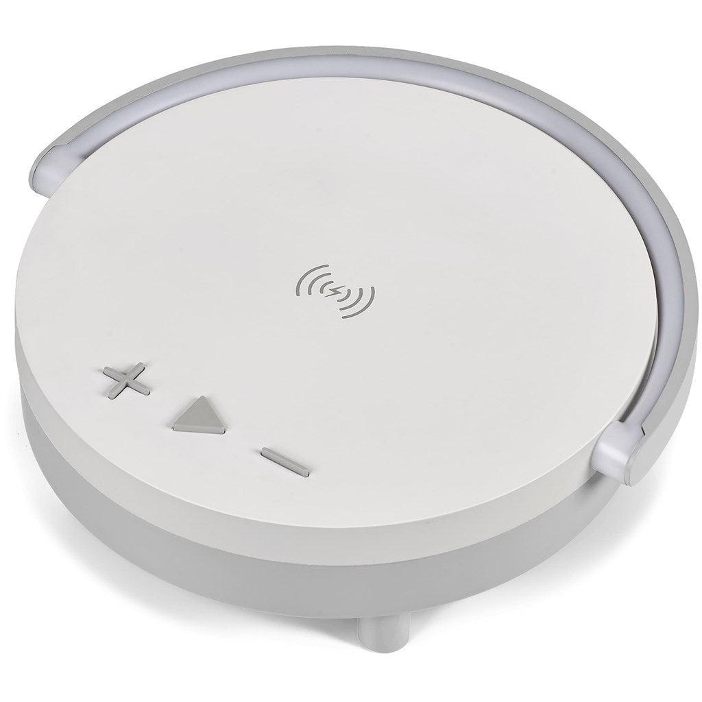 Swiss Cougar Anchorage Bluetooth Speaker, Wireless Charger & Night Light - Brand your company Logo! Get a quote - Promo Lingo