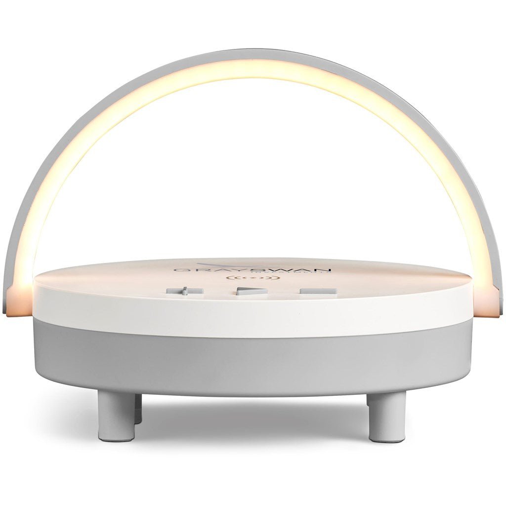 Swiss Cougar Anchorage Bluetooth Speaker, Wireless Charger & Night Light - Brand your company Logo! Get a quote - Promo Lingo