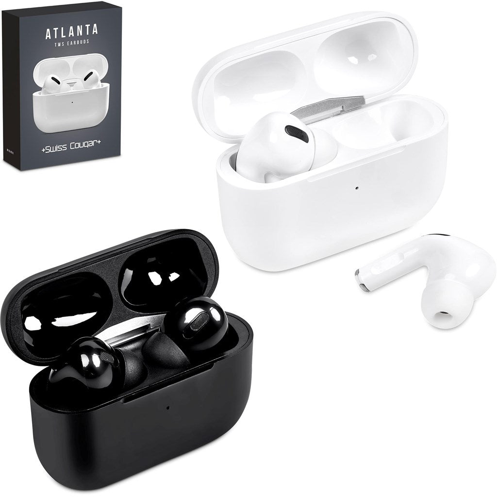 Swiss Cougar Atlanta TWS Earbuds - Brand your company Logo! Get a quote - Promo Lingo