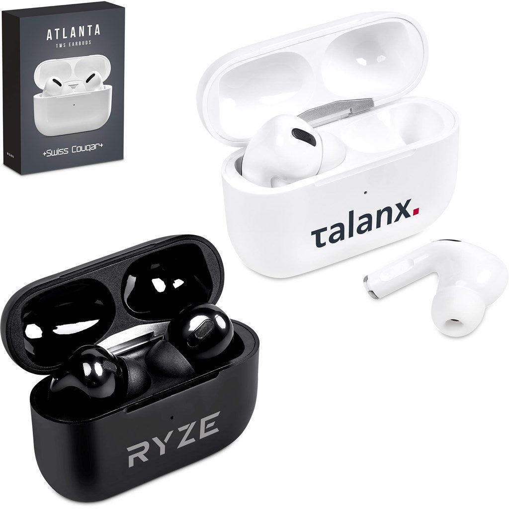 Swiss Cougar Atlanta TWS Earbuds - Brand your company Logo! Get a quote - Promo Lingo
