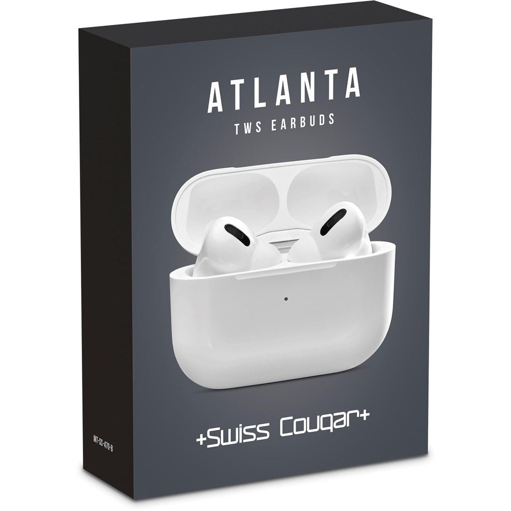 Swiss Cougar Atlanta TWS Earbuds - Brand your company Logo! Get a quote - Promo Lingo