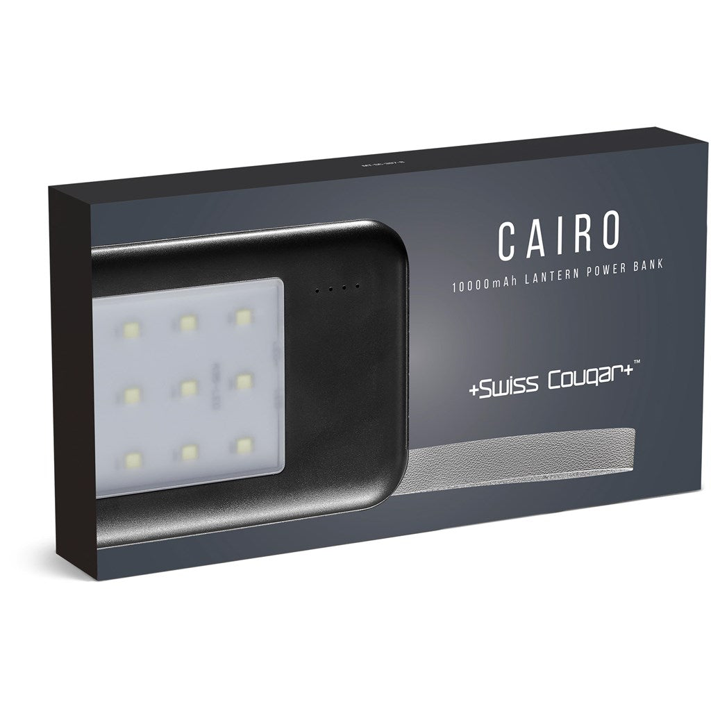 Swiss Cougar Cairo Lantern Power Bank - 10,000mAh - Brand your company Logo! Get a quote - Promo Lingo