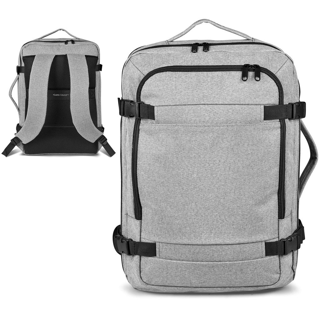 Swiss Cougar Cardiff Hybrid Laptop Backpack with USB Charging for Business Travelers - Brand your company Logo! Get a quote - Promo Lingo