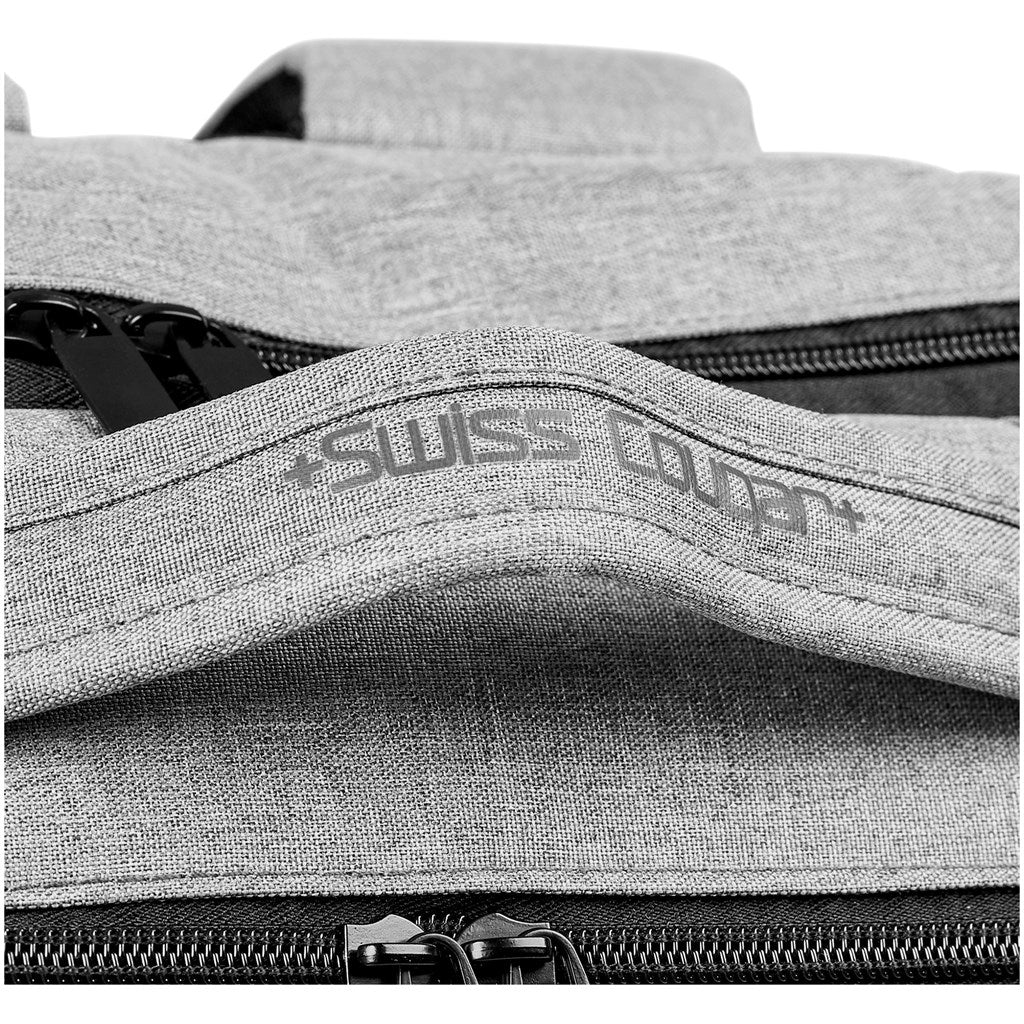 Swiss Cougar Cardiff Hybrid Laptop Backpack with USB Charging for Business Travelers - Brand your company Logo! Get a quote - Promo Lingo