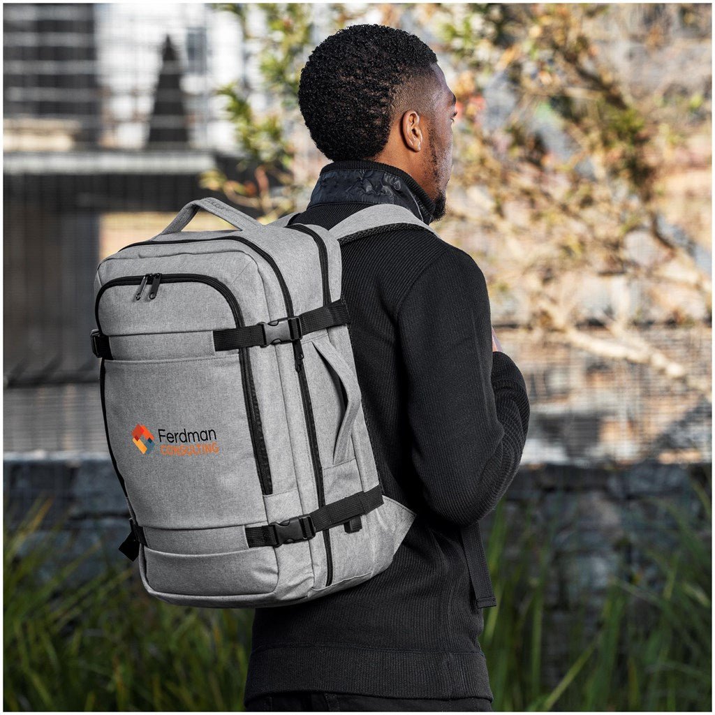 Swiss Cougar Cardiff Hybrid Laptop Backpack with USB Charging for Business Travelers - Brand your company Logo! Get a quote - Promo Lingo