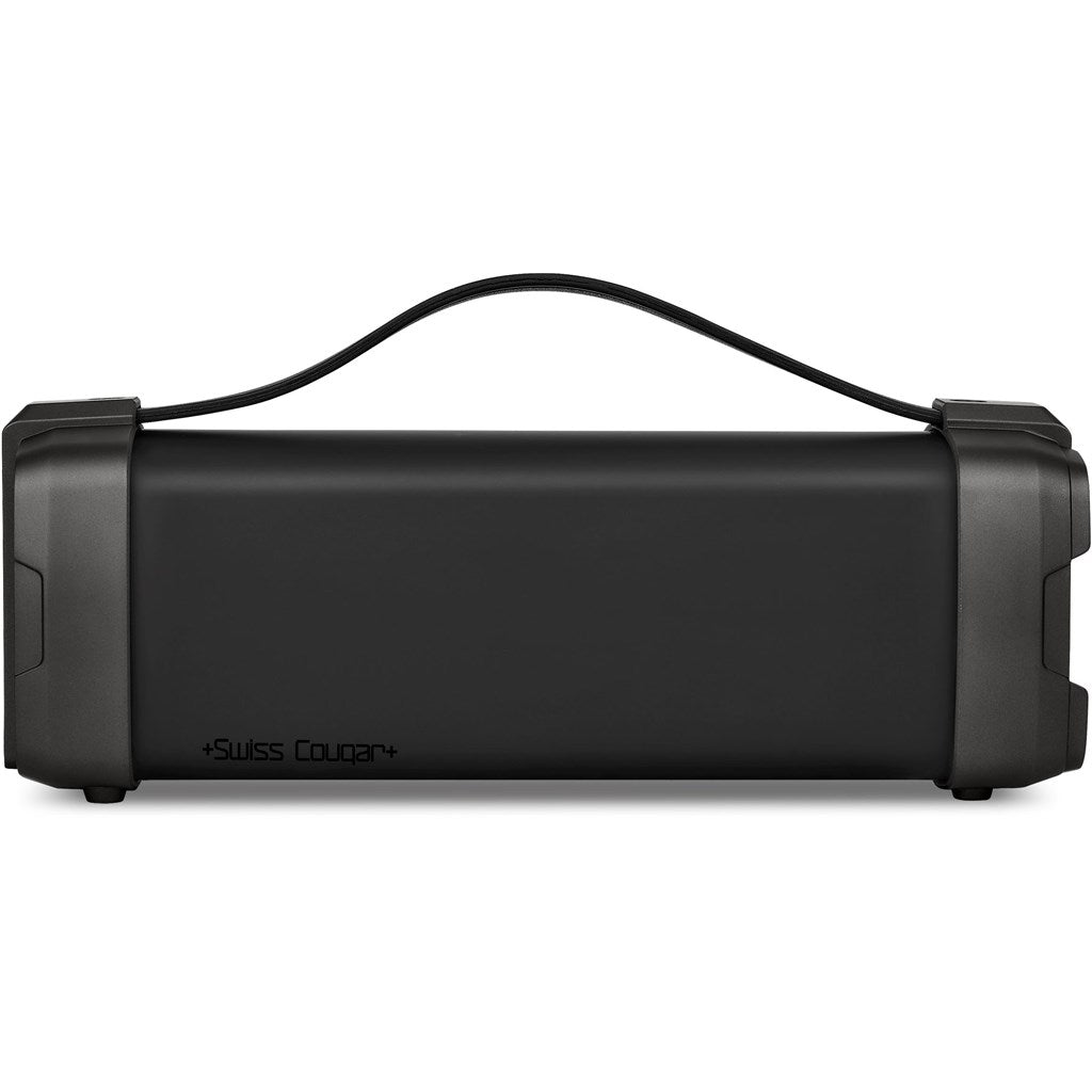 Swiss Cougar Chicago Bluetooth Speaker & FM Radio - Brand your company Logo! Get a quote - Promo Lingo
