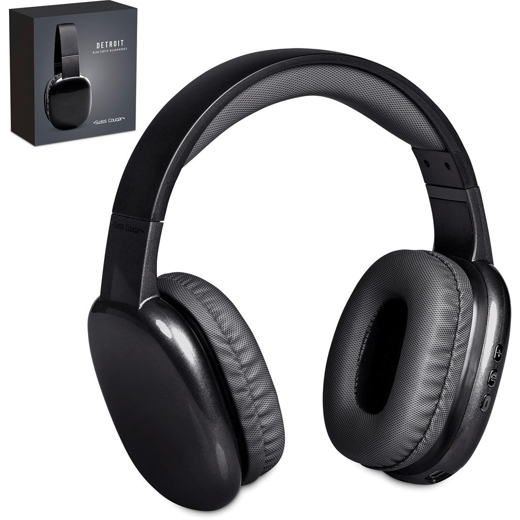 Swiss Cougar Detroit Bluetooth Headphones - Brand your company Logo! Get a quote - Promo Lingo