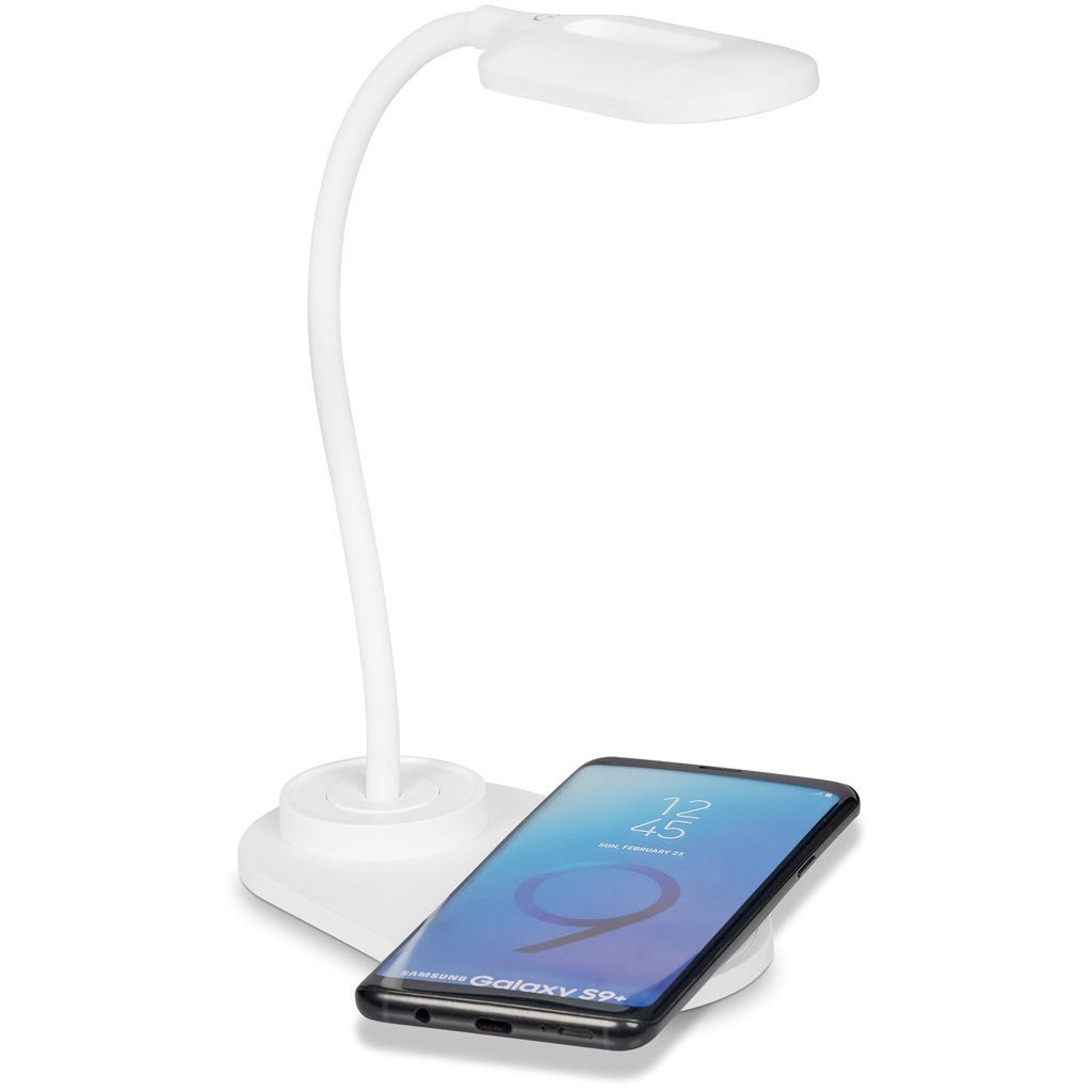 Swiss Cougar Doha Wireless Charger & Desk Lamp - Brand your company Logo! Get a quote - Promo Lingo