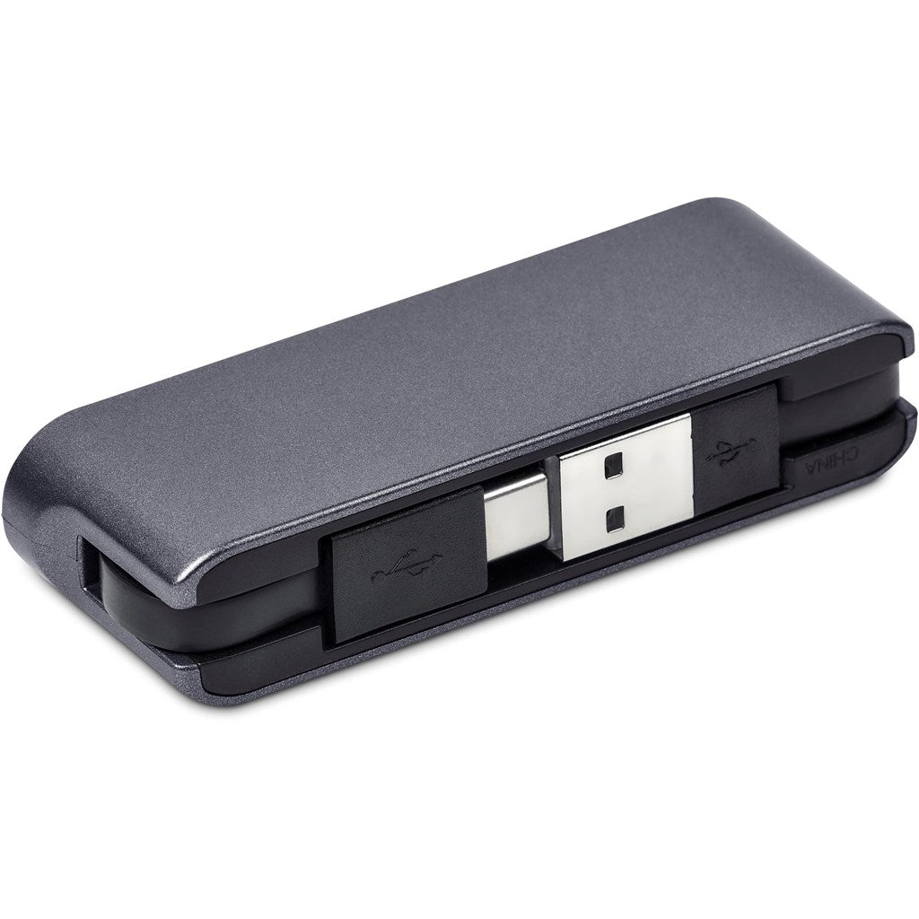 Swiss Cougar Dubai USB Hub - Gun Metal - Brand your company Logo! Get a quote - Promo Lingo