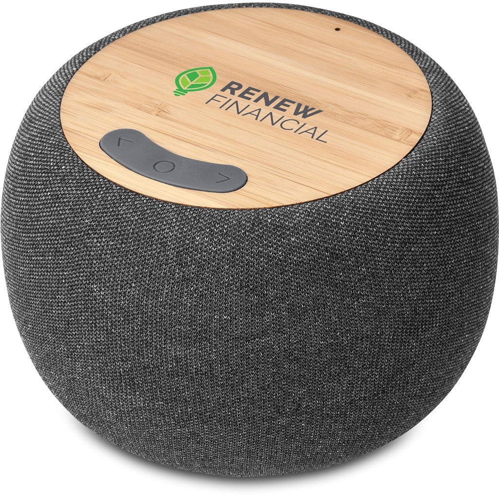 Swiss Cougar Geneva Wireless Charger & Bluetooth Speaker - Brand your company Logo! Get a quote - Promo Lingo
