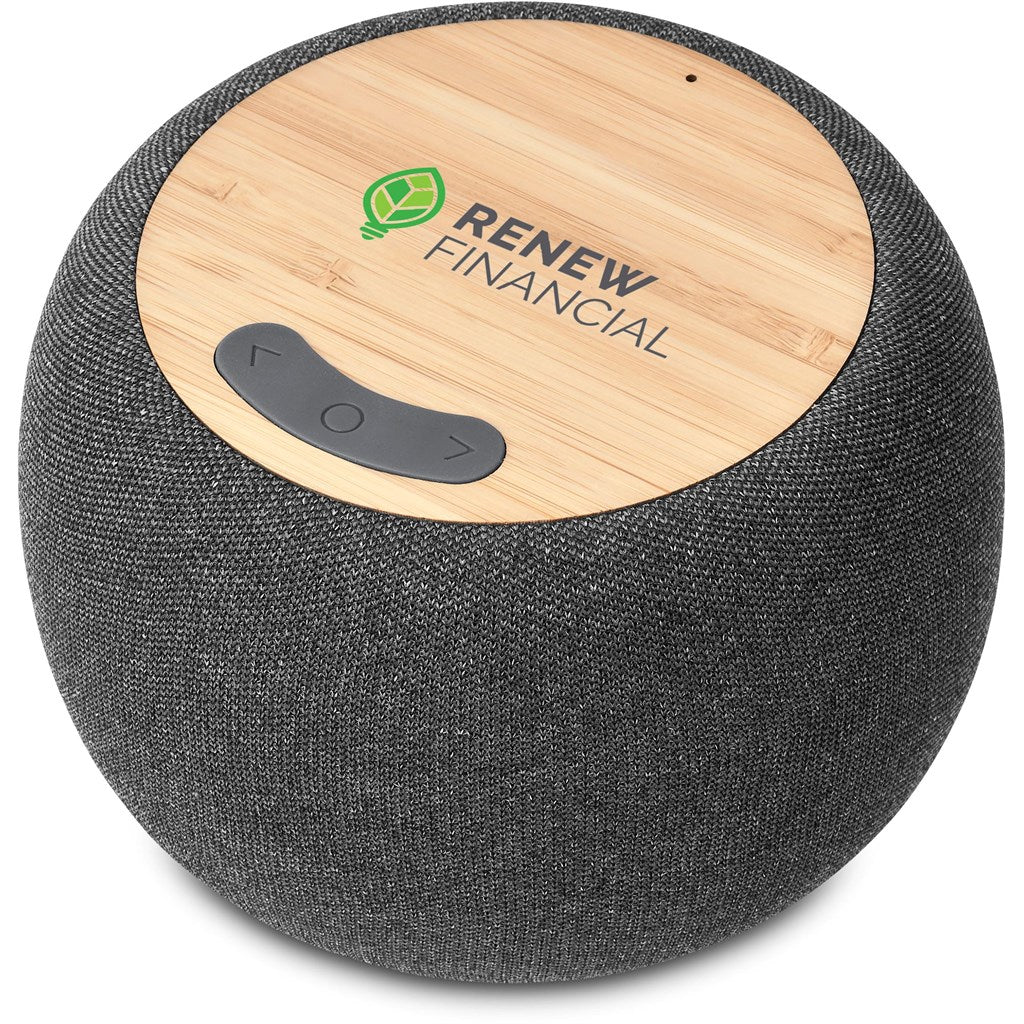 Swiss Cougar Geneva Wireless Charger & Bluetooth Speaker - Brand your company Logo! Get a quote - Promo Lingo