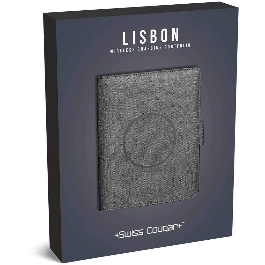 Swiss Cougar Lisbon Wireless Charging Portfolio - Brand your company Logo! Get a quote - Promo Lingo