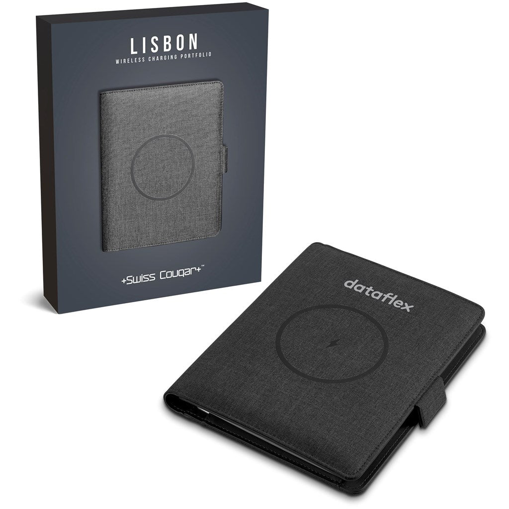 Swiss Cougar Lisbon Wireless Charging Portfolio - Brand your company Logo! Get a quote - Promo Lingo