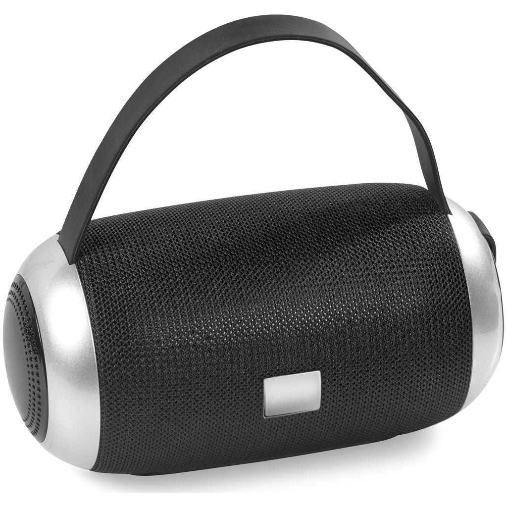 Swiss Cougar London Bluetooth Speaker & FM Radio - Brand your company Logo! Get a quote - Promo Lingo
