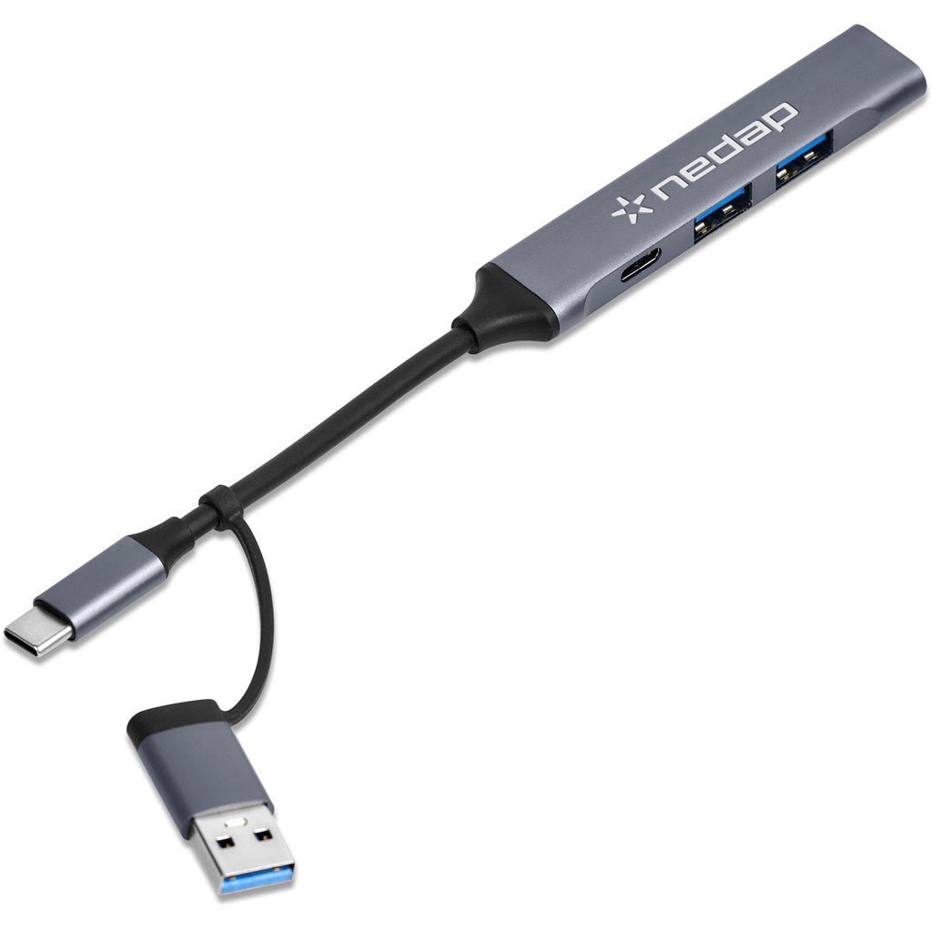 Swiss Cougar Minsk 2 - in - 1 Connector USB Hub - Brand your company Logo! Get a quote - Promo Lingo