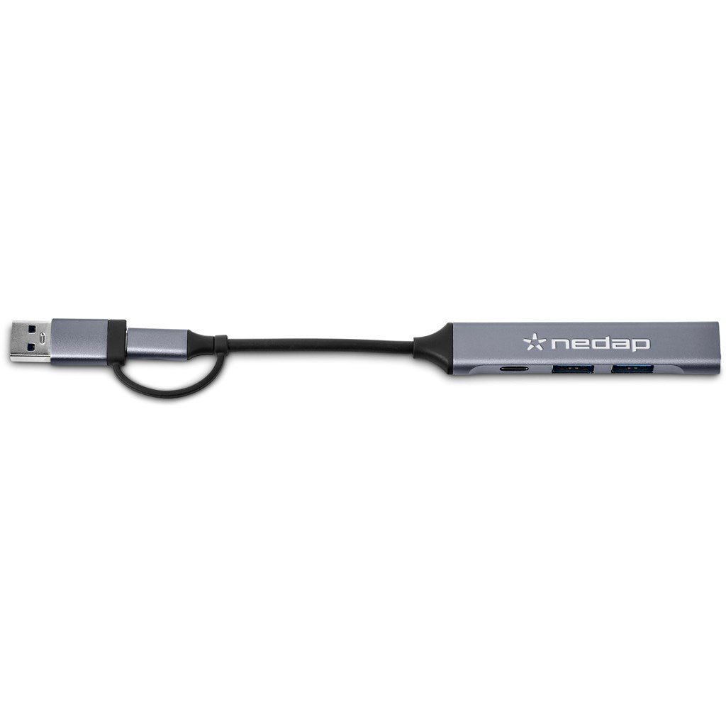 Swiss Cougar Minsk 2 - in - 1 Connector USB Hub - Brand your company Logo! Get a quote - Promo Lingo