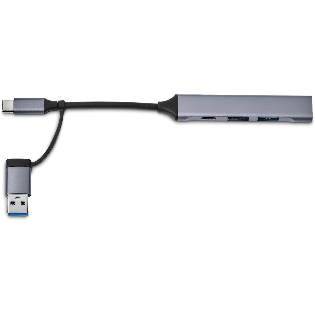 Swiss Cougar Minsk 2 - in - 1 Connector USB Hub - Brand your company Logo! Get a quote - Promo Lingo